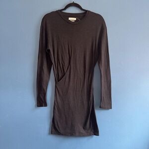 Isabel Marant Etoile Tunic Women's Size US 6 EU 38 Wool Linen Blend Black